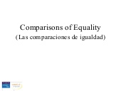 2a comparisons of equality